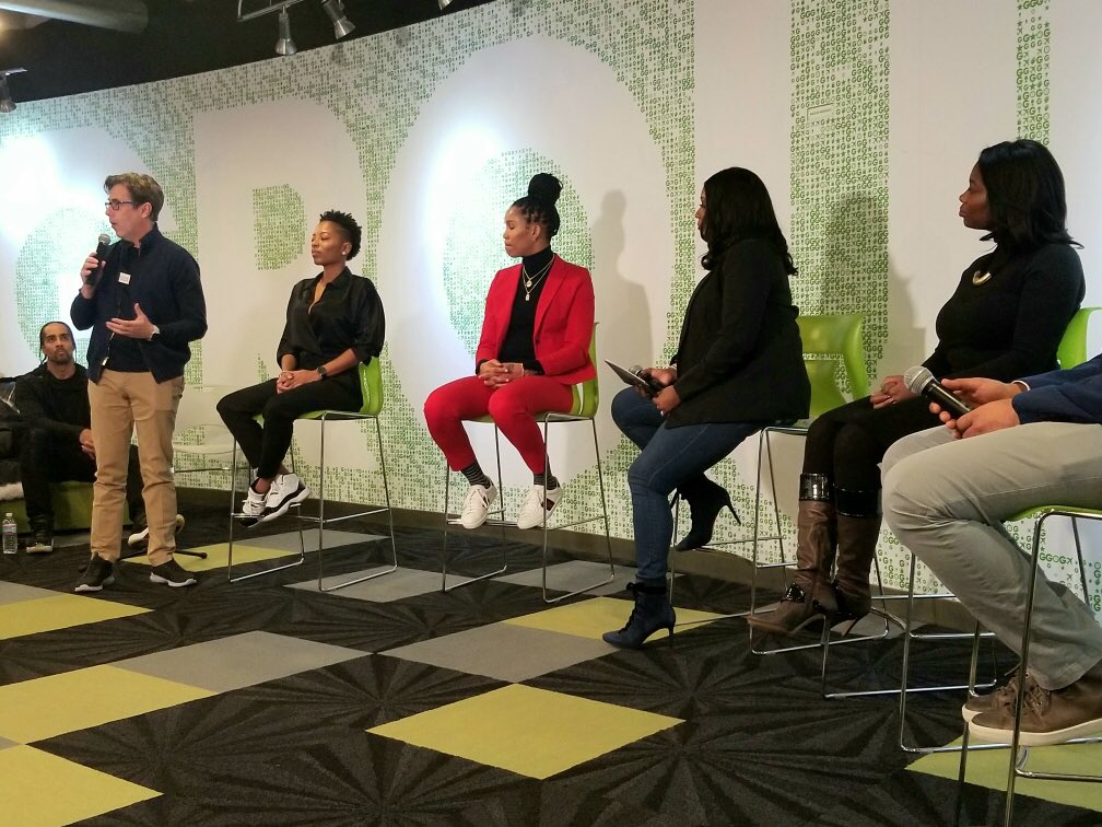 TheBOSSNetwork's tweet photo. The bosses were out in Chicago. Thanks to @Groupon for hosting. I had a blast chatting with our honorees @cyntgm (CEO/Dallas Mavericks) and @tyyoung11 (WNBA Player/Vegas Aces). Our awesome panelist Anis, @rianalynn @apmac and all the folks that came out to support. #LaunchSummit https://t.co/nK65iOHjIh