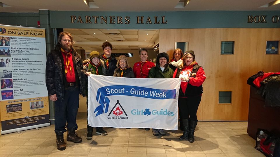 WPScouting's tweet photo. 2nd #Huntsville Scouting raised the flag with Mayor Karin Terziano to celebrate Scout-Guide Week. #ScoutGuideWeek @scoutscanada @girlguidesofcan @townhuntsville https://t.co/3XxHqOXUrQ