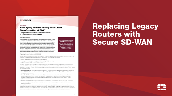 RustyYo69677035's tweet photo. Legacy routers could be putting your organization at risk. Read our whitepaper to find out how to leverage Secure #SDWAN to securely facilitate your cloud transformation: https://t.co/02l5bEqxkB https://t.co/wTscDaPrr1