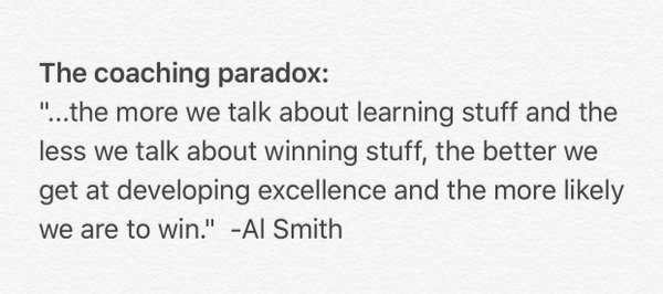 The coaching paradox