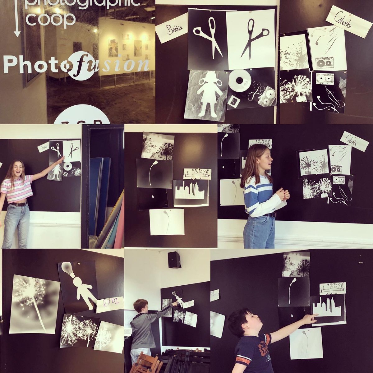 NKeymist's tweet image. HALF TERM has begun !!! I had a lovely first day at @photofusionuk with these enthusiastic future artists. Looking forward to tomorrow workshop. #photograms #cameralessphotography #analogphotography