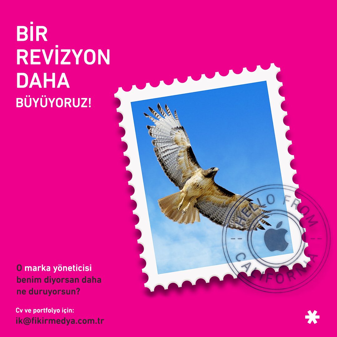 FikirMedya's tweet photo. Deneyimli ol ya da olma, işini heyecan ve tutkuyla yapıyorsan, hadi başvur...

#fikirmedya #izmir #dijitalreklamajansı https://t.co/RdRI4OAfku