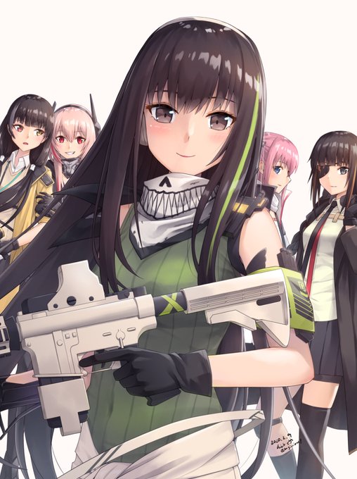 少女前線 映画の中のドルフロ プライベートライアン 1998 のm1ガーランド M1 G タブのイラスト