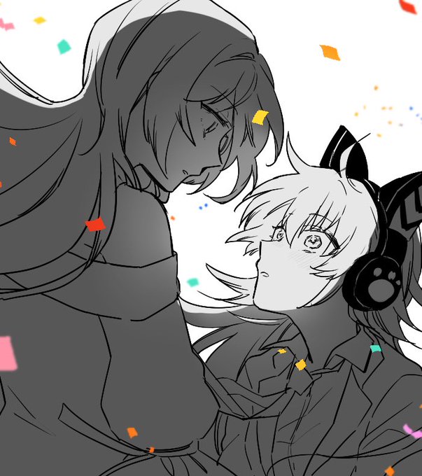 オフ友(鍵垢)がろかちゆを描いてくれました……持つべきものは絵の上手い友達だな!!!!!!!!!!!!!!!!!!!!!!!最高好ぎて何回も結婚しよって言っちゃった。 