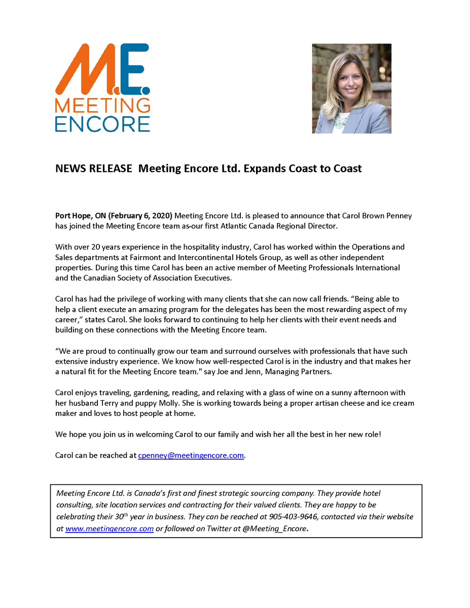 Meeting Encore Ltd. tweet media