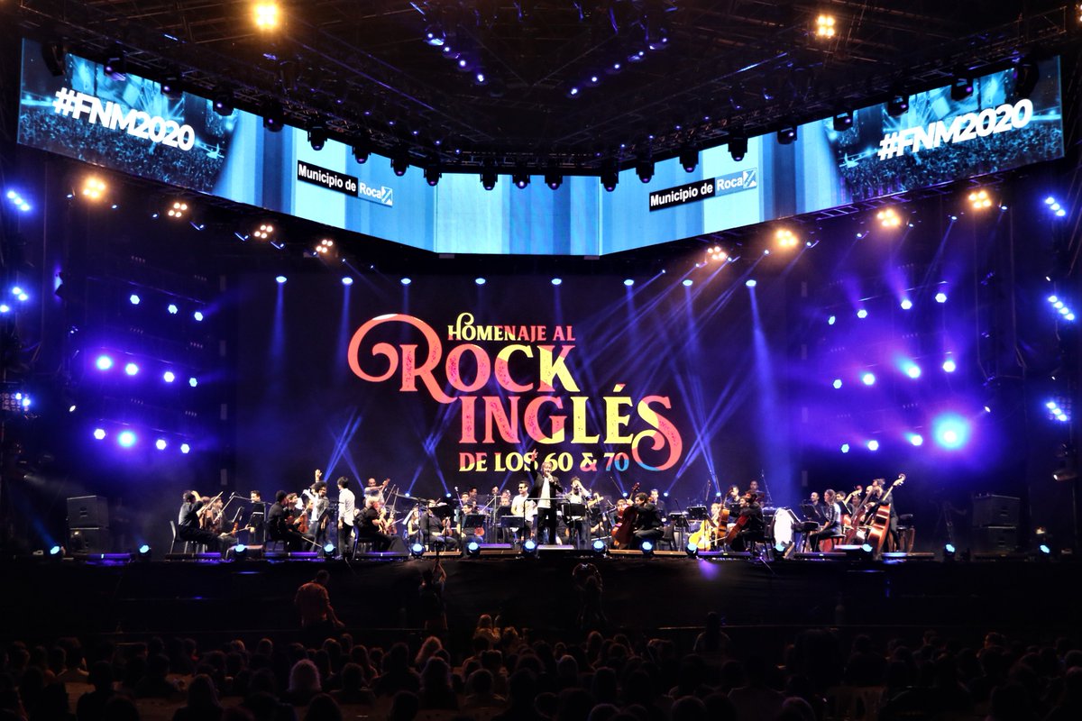 📸 "Homenaje al rock inglés"
Orquesta Sinfónica de la Provincia de Río Negro 
Grupo de Rock de #FCP &amp; cantantes invitados.