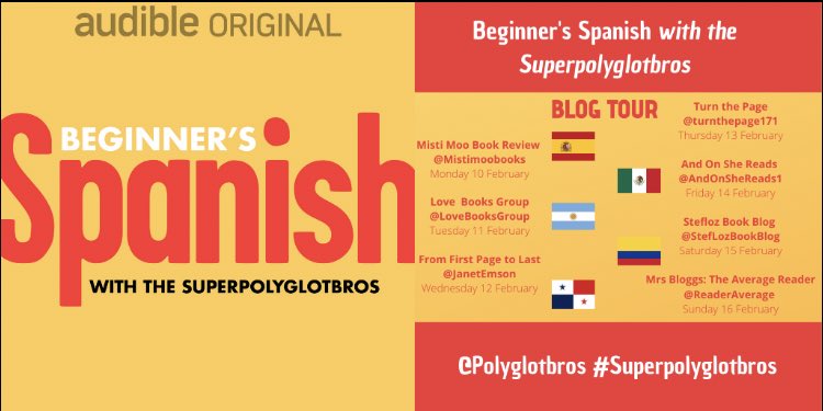 Superpolyglotbros (@polyglotbros) on Twitter photo Exciting news! Beginner’s Spanish is officially on tour! Over the next seven days, seven different bloggers, starting today with <a href="/Mistimoobooks/">Misti Nash</a> , will be featuring our course every day, so be sure to check it out! Happy reading! Exciting news! Beginner’s Spanish is officially on tour! Over the next seven days, seven different bloggers, starting today with <a href="/Mistimoobooks/">Misti Nash</a> , will be featuring our course every day, so be sure to check it out! Happy reading!