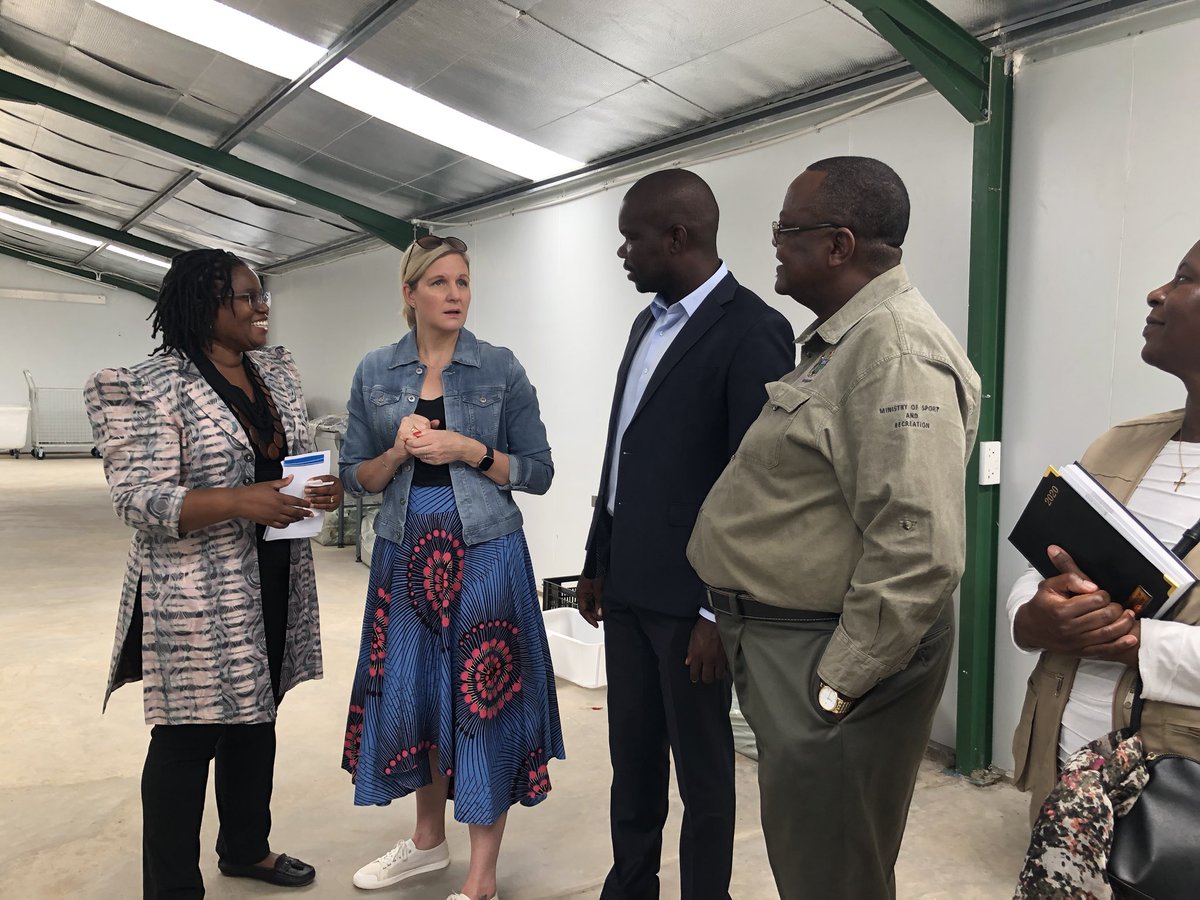 iloharare's tweet photo. At the Tabudirira Vocational Training centre which is hosting the horticultural processing plant - @e4way project supported by @AfDB_Group @ilo @AChinomwe @hphororo @KKashaija https://t.co/2jE2iNEM9I