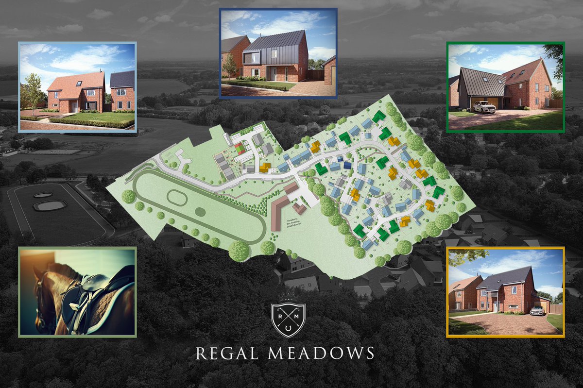 HeritageDevUK's tweet photo. Regal Meadows layout of properties &amp; Pre-training yard from above 🚁 #HeritageDevelopments #RegalMeadows #House #PropertyDevelopments #PropertyDevelopers https://t.co/fPQScGNKD0