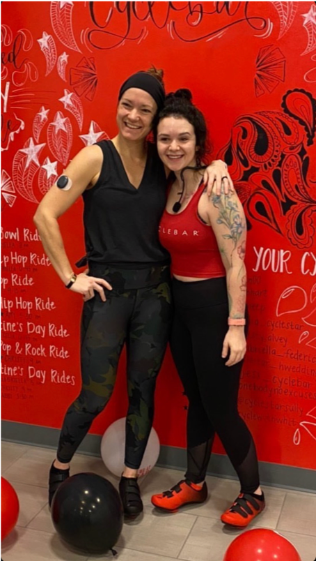 EversenseCGM's tweet photo. #MondayMotivation brought to you by @typeone_thisisme rocking her Eversense CGM! Let’s crush this week like Amanda crushed this cycling class  💪
#EversenseCGM #diabetes #Eversensefamily #diabetesmanagement #t1D #typeonediabetes #diabetescommunity
#diabetestypeone #diabeteslife https://t.co/UroihJUMqd