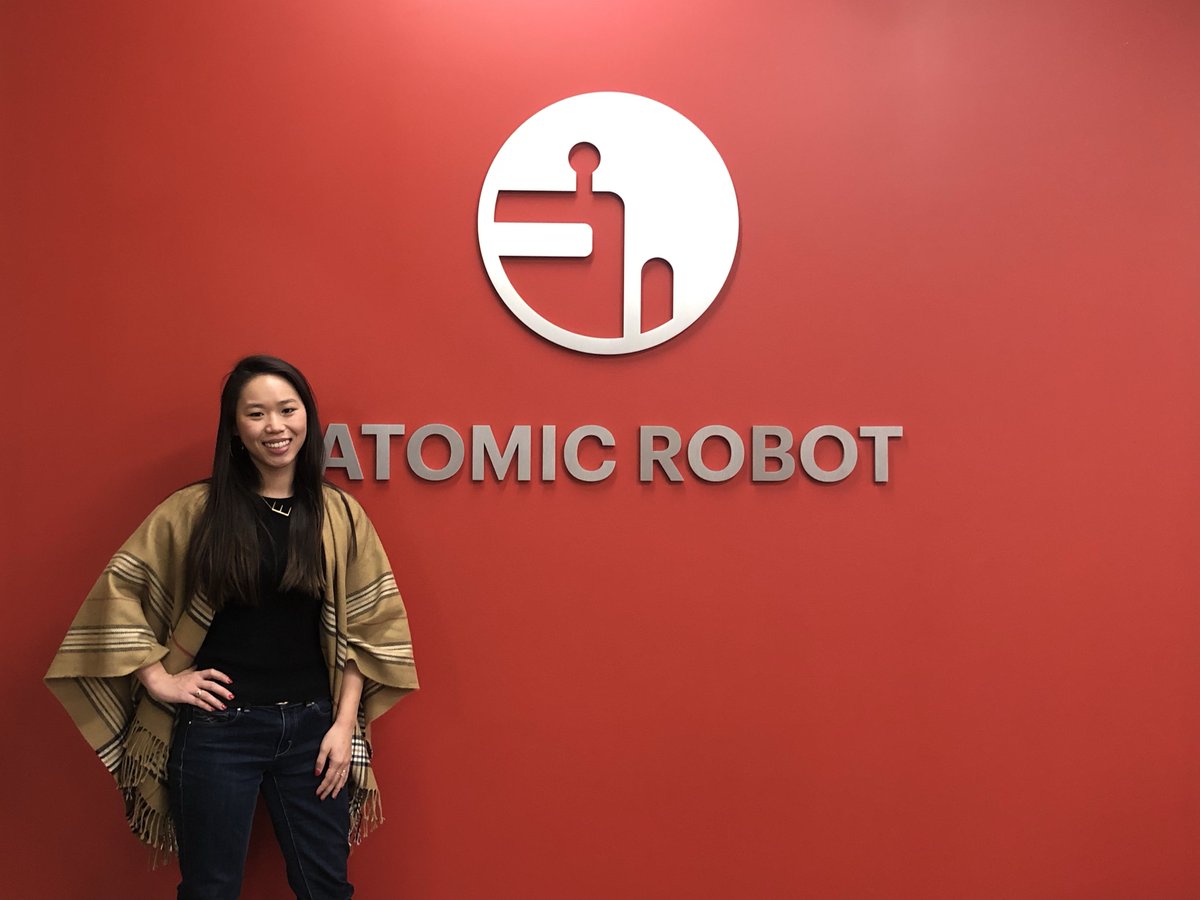 atomic_robot's tweet photo. A big welcome to our spring intern Ellen Cross! She will be helping our project management team and assisting with internal processes. Happy to have you on the team, Elly! 

#internship #projectmanagement #appdevelopment https://t.co/ADdNhDKaJl