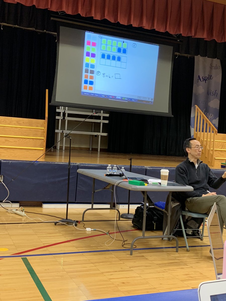 Learning how to excite kids about math with expert Greg Tang. I’m inspired! <a href="/WyomingElem/">Wyoming Elementary</a>