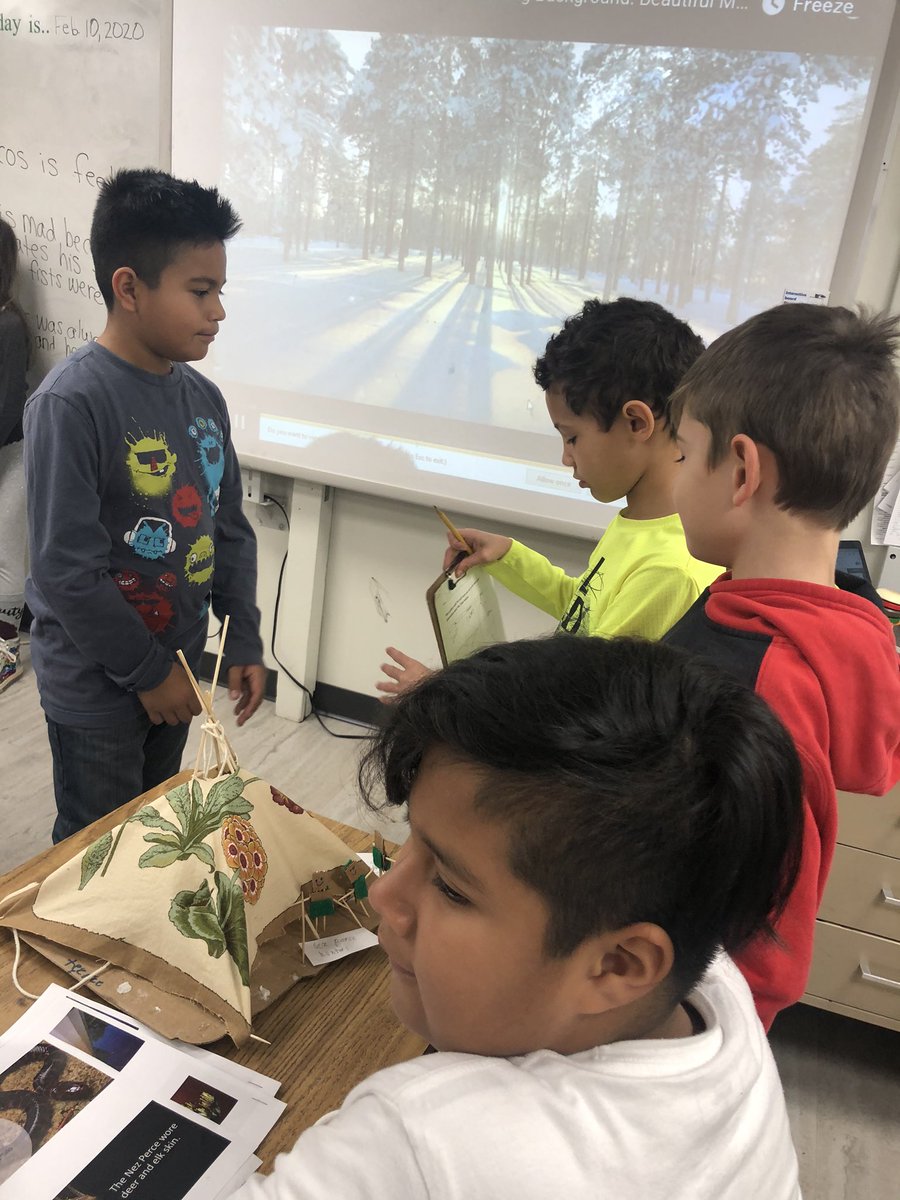 American Indians Gallery Walk! Students are showing what they know about their tribe’s food, clothing, shelter, and environment through a 3D model. <a href="/TammyOw1977/">Mrs. Owen's Aim Classes</a> @mgrant_ils <a href="/STEAMeducation/">STEAM Education</a> <a href="/OGESeagles/">Oak Grove Elementary School</a>