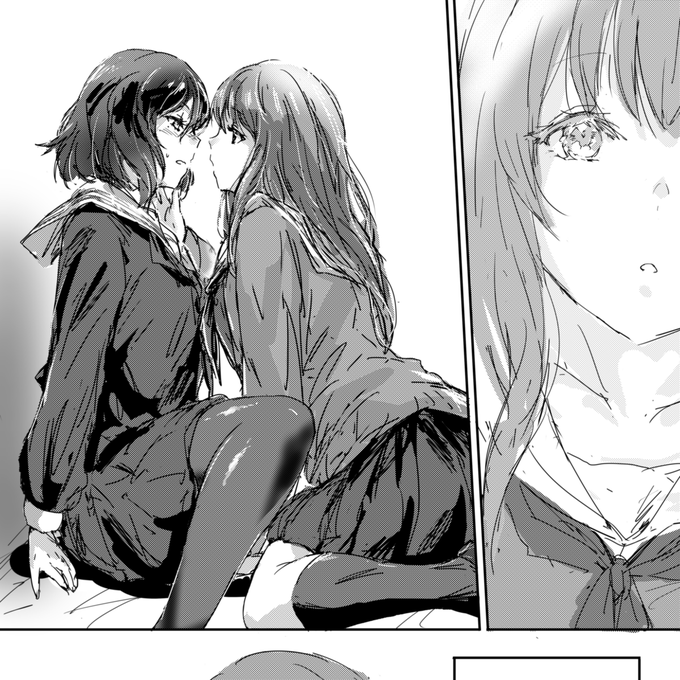 百合でトーンの練習 