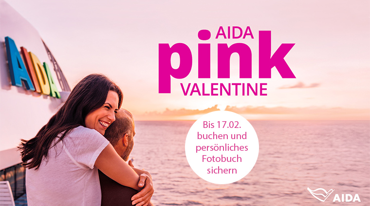 Heute ist die AIDA Pink Valentine Aktion gestartet:
Sie erhalten ein AIDA Fotobuch-Gutschein geschenkt, wenn Sie bis zum 17.02.2020 eine der Aktions-Kreuzfahrten buchen.
Zu unseren AIDA Pink Valentine Angeboten: go7seas-kreuzfahrten.de/suche/insider/…     
#AIDAcruises