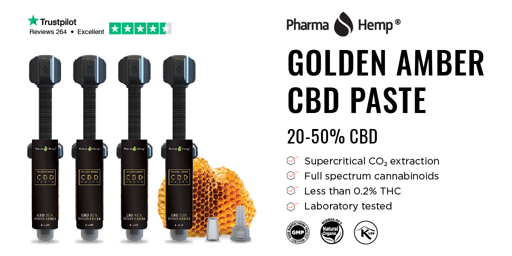 pharmahempstore's tweet photo. PharmaHemp® GOLDEN AMBER CBD PASTE is produced with an extract from CO2-extracted hemp biomass that contains a high concentration of CBD, a wide range of other cannabinoids and bioactive compounds creating an “entourage effect”.
https://t.co/Kiz80J1wA9
#cbdpaste #cbdextract https://t.co/ONL7hCAYE1