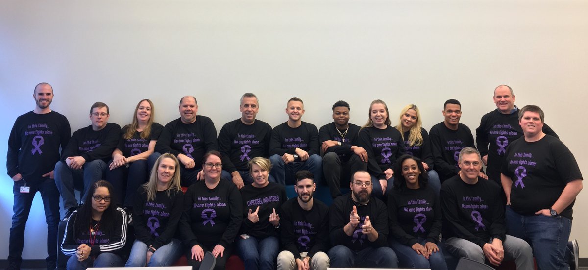 Cjudson_IT's tweet photo. Last Friday, our CT office rallied around to show support for one of our own team members battling cancer. Together, we FIGHT! #CarouselCares https://t.co/PaguipXHot