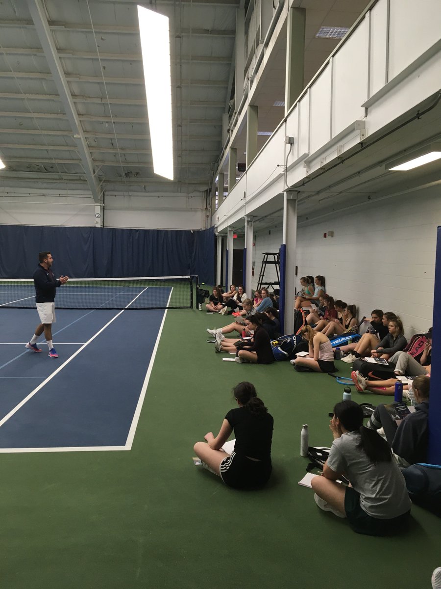 Adam Ford speaking to 50 High School Girls about his journey with tennis and Hope PTM #hopeptm #grandtraverseresort #traversecity #highschoolgirlscamp