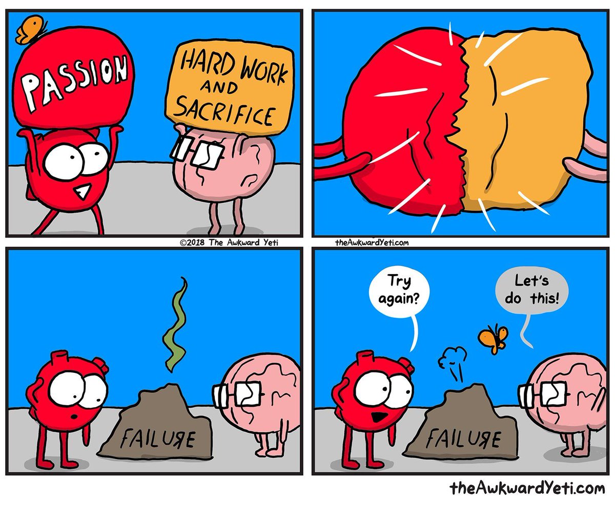 Willpower is the key to success after any failure. Make the most of this week before Reading Week!

#MotivationMonday

Image credit: <a href="/theawkwardyeti/">the Awkward Yeti (Nick Seluk)</a>
