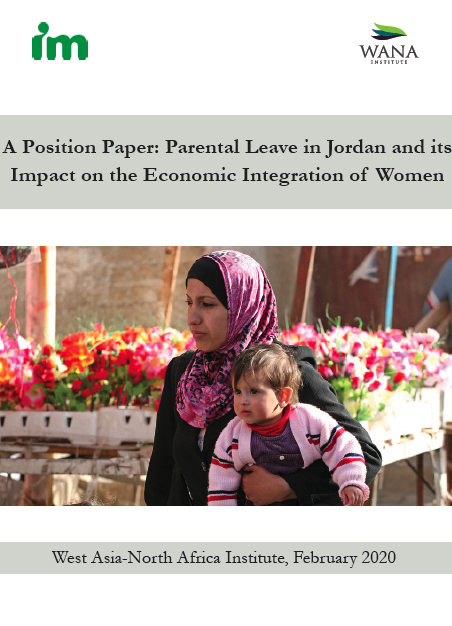 WANAInstitute's tweet photo. If you are interested to know about the #parental_leave laws and implications and its impact on the economic integration of #women in #Jordan, we invite you to read the following #position_paper
To view and download the paper click here: https://t.co/0uRylO9U77
#SDGs #SDG5 #SDG8 https://t.co/BdfdFEKctQ