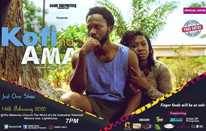 PmTheFinestMc's tweet photo. 🙌🇬🇭👌#KOFInaAma #StagePlay #LoveStory #ValsDay
#Friday #14thFeb @LightHouse near Wamco #Takoradi. it's freeeee see y'all #PMdeActor #MadeByGod #UpnessStill #Blaklaaa!!! https://t.co/DePXRvhKfB