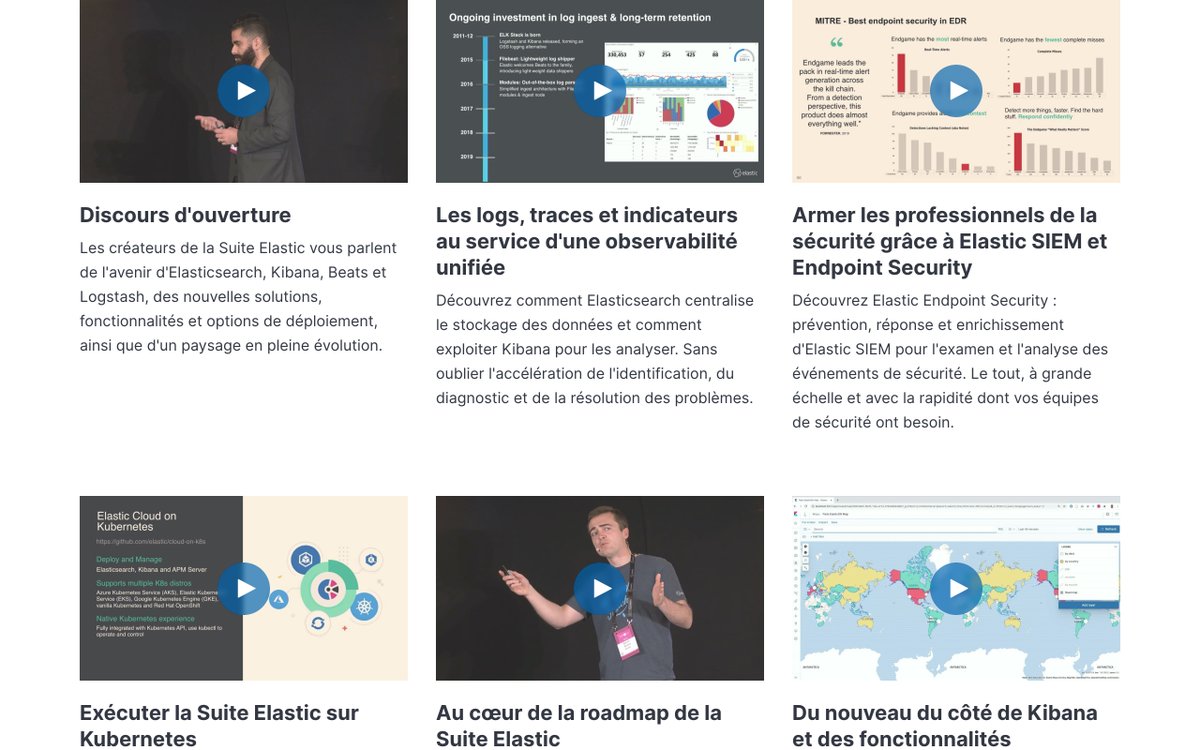 🎬 Les vidéos de Elastic{ON} tour Paris sont disponibles depuis cette page : info.elastic.co/paris-tour-pag…