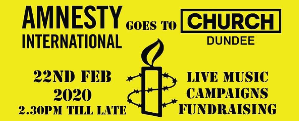 quiredundee's tweet photo. Come and cheer us on next week! We are along the acts on Saturday 22nd February at "Church" on Ward Road Dundee. All in aid of Amnesty International 🕯️#jamnesty #amnestyinternational #lgbthistorymonth #quire #dundee #quiredundee #lgbt #queer #choir https://t.co/byP96dJTJY