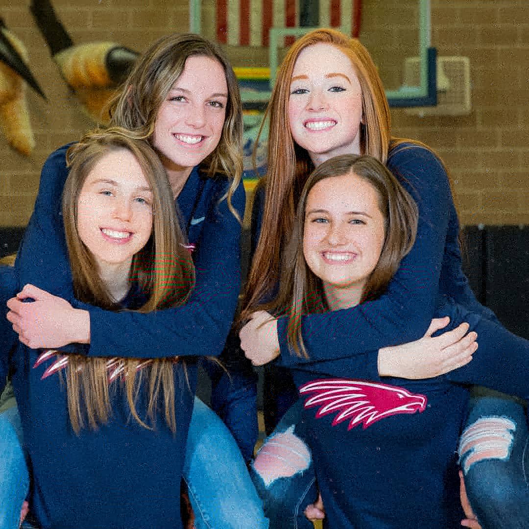 Game day vs Evergreen! Come out and celebrate and cheer on these 4 awesome seniors tonight! 7pm @ Dakota Ridge.  Love these girls! Let skoeags! #alleaglesallfamily