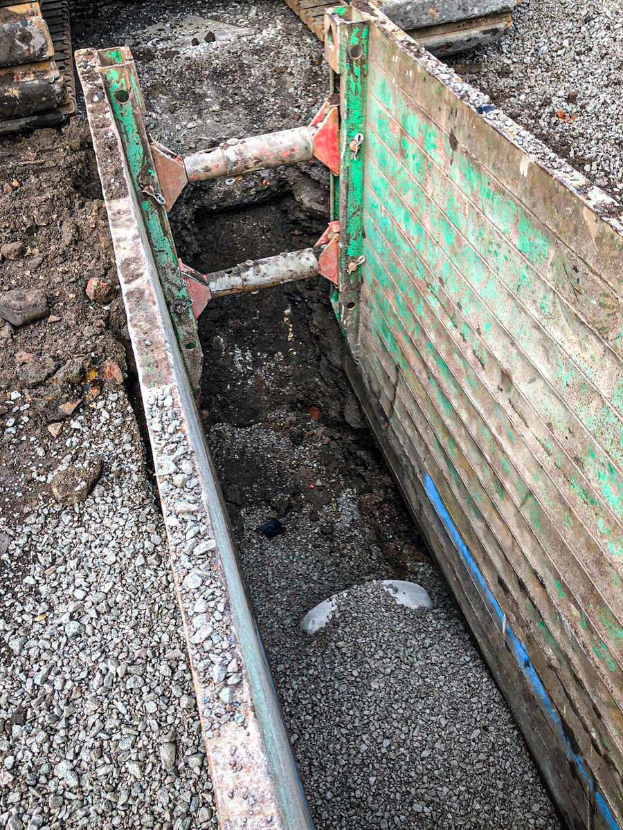 DN450 S&amp;S Precast Concrete Pipes installed on a sewer diversion. Great Work by Liam O'Rourke &amp; Team👍   #precast #concrete #Drainage #ThisIsCivilEngineering