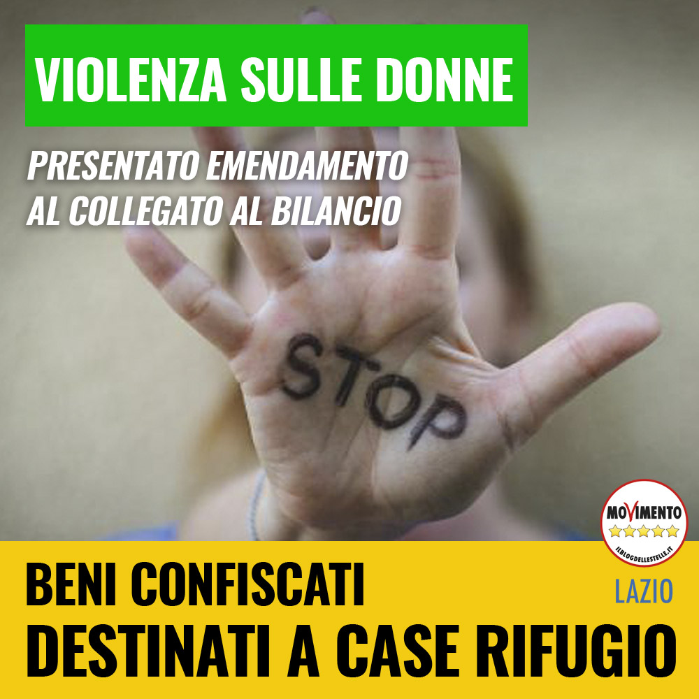 M5SLazio's tweet photo. ➡️Contrasto alla #violenza sulle #donne e #legalità: dai beni confiscati alla #mafia, case rifugio per le donne vittime di violenza a #Tarquinia e #MontaltodiCastro
Scopri di più sull'emendamento al #Collegato2020 della nostra @SilviaBlasi5s
👇
https://t.co/i5UBSEV3YF https://t.co/uh4ODoppku