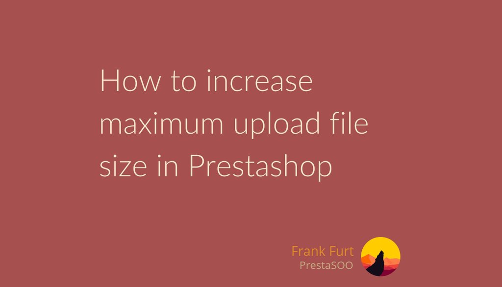 PrestaSOO's tweet image. 2 fastest ways to fix an error on uploading big modules/themes in Prestashop
Read the full article: How to increase maximum upload file size in Prestashop
▸ prestasoo.com/blog/how-to-in…
#Prestashoptutorial #Tutorialprestashop #Prestashoptutorials #Htaccess #Prestashop