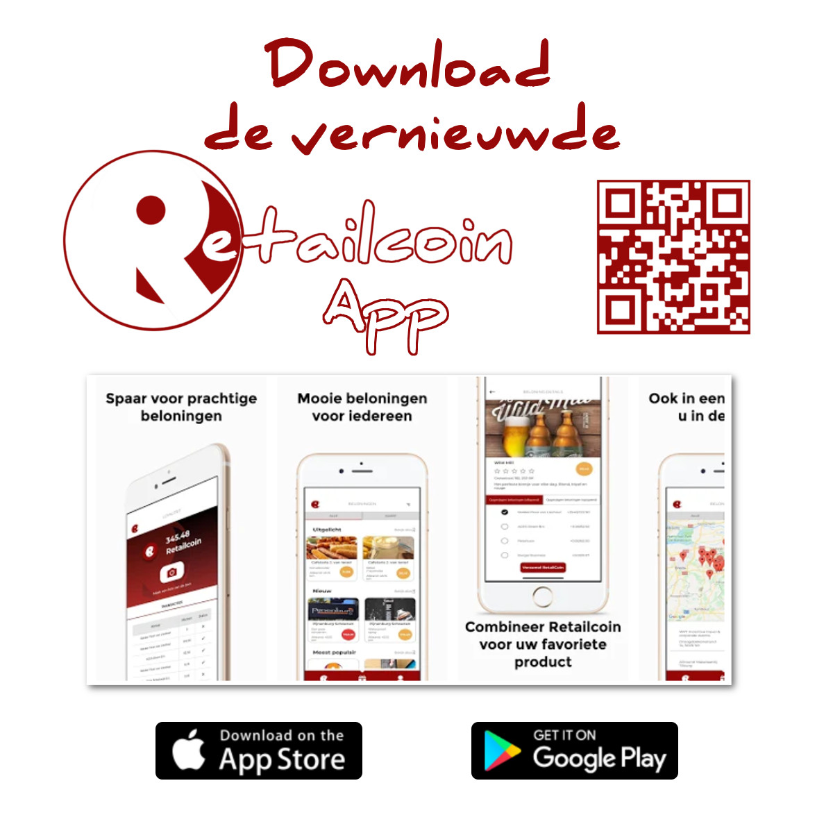 retailcoins's tweet photo. Vanaf vandaag op zowel IOS als Android: de vernieuwde Retailcoin app. Download en ervaar het nieuwe sparen en belonen.

Download: https://t.co/aVIhe6wVNm

https://t.co/EQslucF2n9

#retailcoin #station88 #midpointbrabant #makeitintilburg #tickettotilburg #studentintilburg https://t.co/DWSkUA0AsJ