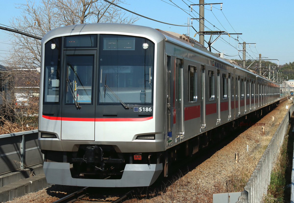 ノルルソ 2 10 92運行 96運行 東急5080系 5186f 長津田工場出場回送 試運転 下回りも屋根上も綺麗になっておらず 少々残念