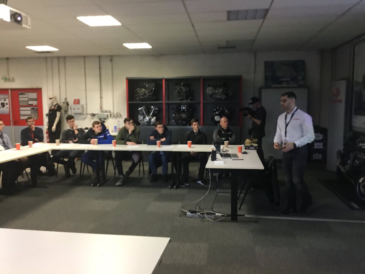 pressadom's tweet photo. News #eco #pressadom #Vipradioonline : finale #France du #NTGP National Tecnician Grand Prix #YamahaMotorFrance à #SaintOuenlAmone des apprentis d’ecoles de mécanique dont le lycée Jean Jaurès de #Rennes et le #GARAC #Argenteuil et #INCM #LeBourget invités à assister au concours. https://t.co/gPZuhCs50L