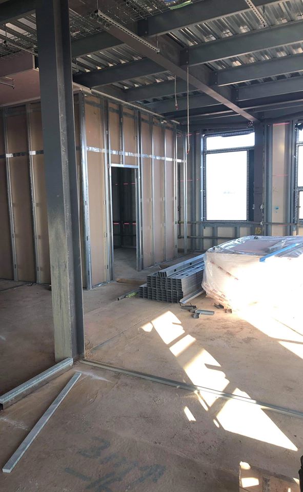 LakesHampton's tweet photo. Our first meeting of the new year with Interserve this morning proved to be very exciting… we were permitted to have a trip around the site!
It is fantastic to see the brickwork taking shape, the roof in place and the windows have started to be fitted.
Our school looks amazing! https://t.co/HTwvwEI6D7