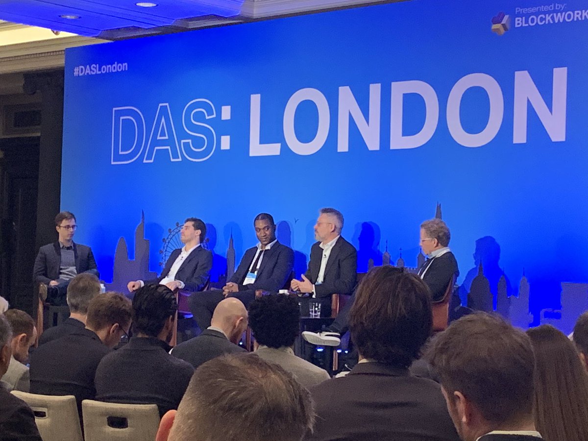 First panel of the day at #DASLondon: @algorand’s own Pietro talking about tokenization of real world assets on Algorand.  #endlesspossibilities #futureishere