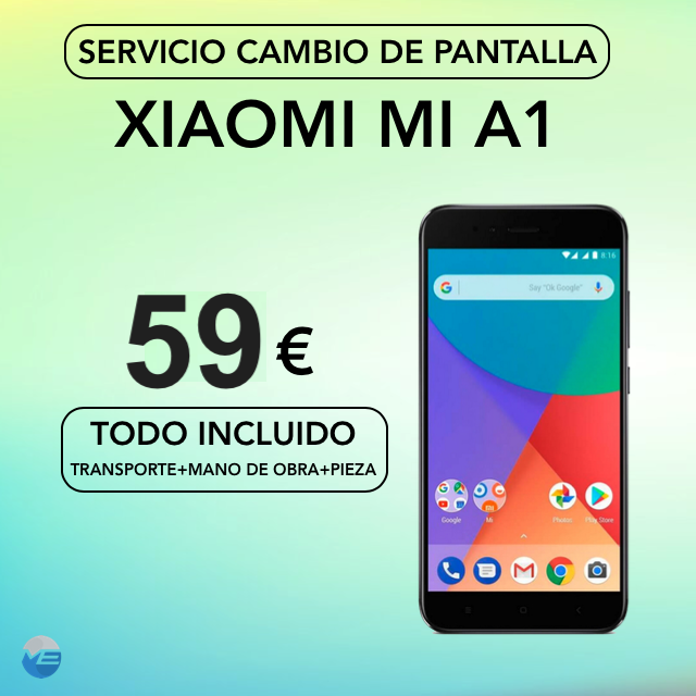✴️ SERVICIO TÉCNICO XIAOMI🔥
✅ Cambiamos tu Pantalla Xiaomi en 72h laborables⚡️⚡️
📲 Xiaomi Mi A1 Global

💰👉 👉 59€ 👈 👈💰

🙋🏼‍♂️TODO INCLUIDO!!!!

✔️Recogida y envío
✔️Pieza
✔️Mano de Obra

🛒Link de Compra: bit.ly/2OWcATB