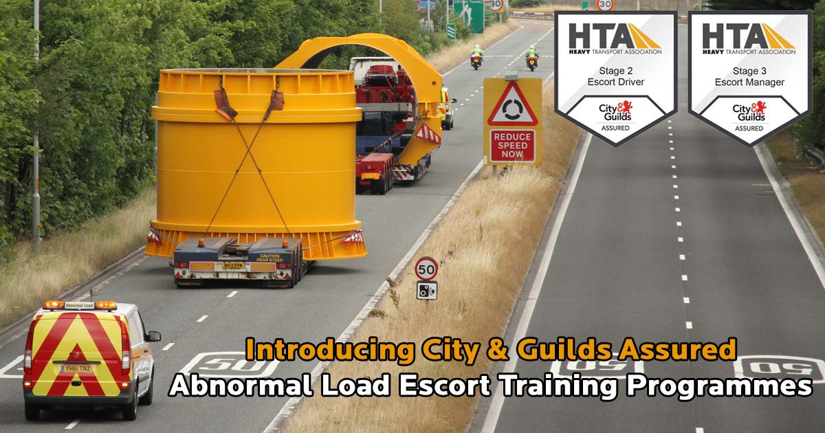 HT_Association's tweet photo. The Heavy Transport Association officially launch the two @cityandguilds Assured Abnormal Load Escort Training Programmes - https://t.co/6MA8e75crv https://t.co/wl6shS4B4g