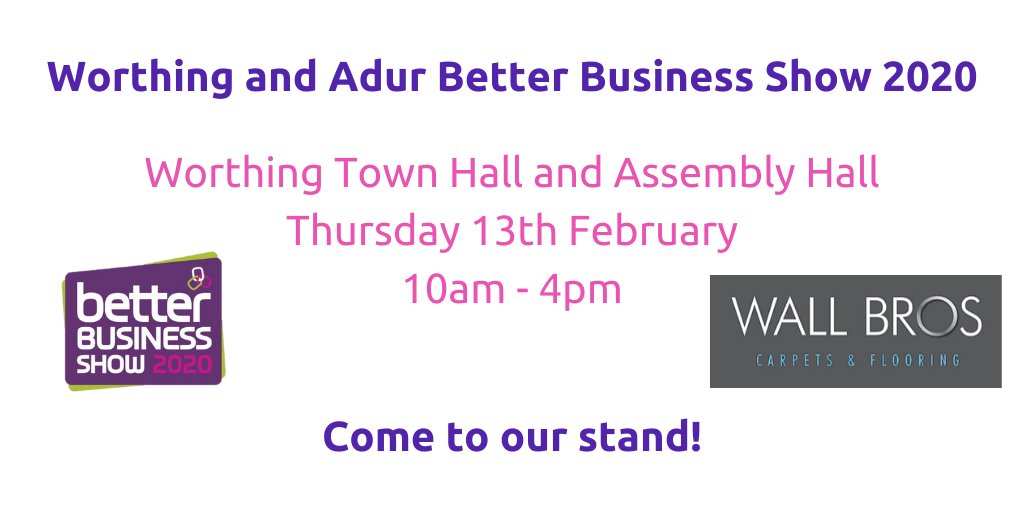 WallBrosCarpets's tweet image. We&apos;re going to have #CarpetSamples &amp;amp; #LuxuryVinyl tiles on display at the Better Business Show. 

We&apos;ve got lots of pens and handy notepads to give to all the lovely people that come to see us too! 

Come along to the #BetterBiz2020 to meet the team 😁