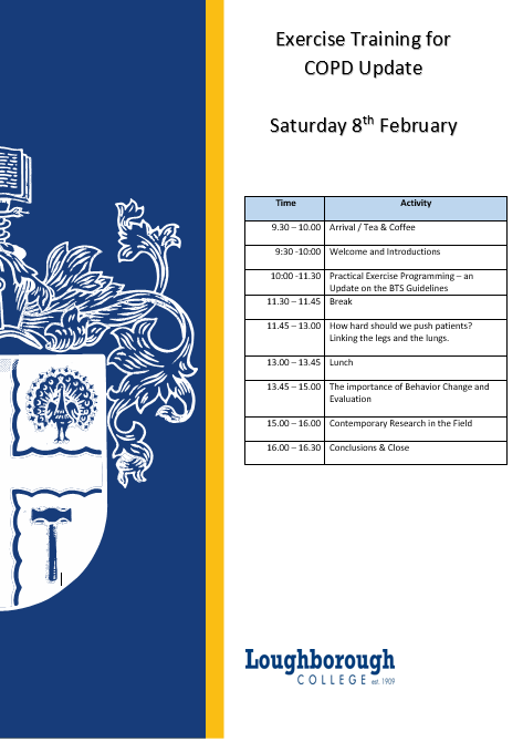 LboroCOPD's tweet photo. Out on the road again this weekend delivering an 'update' CPD day on Exercise Training for COPD in Hampshire.  Great to see such enthusiasm for PR maintenance classes in the community, a great bunch of specialist instructors. Well done! https://t.co/ABhDlKoqvH