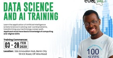 elijahuwas's tweet photo. I am currently in Data Science and AI training.
Thanks to @EdoStateGovt  &amp; @EdoJobs for putting this together.

Kudos to the facilitators from @CovenworksAF.

This training will last for three weeks.

#Edoinnovates
#DataScience 
#speaktech https://t.co/r4h8gqQPue