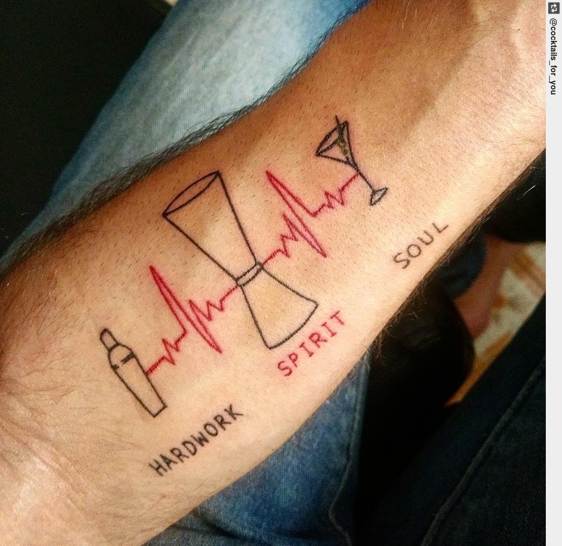 Aggregate more than 69 bartender tattoo designs super hot in.cdgdbentre