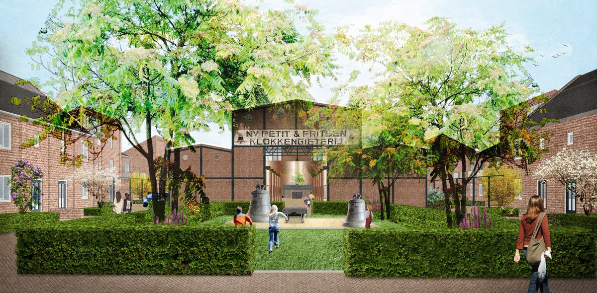 De monumentale Klokkengieterij Petit &amp; Fritsen in Aarle-Rixtel wordt herontwikkeld tot een eigentijds woongebied met industriële allure. Vrijdag is het winnende plan van <a href="/StamendeKoning/">Stam + De Koning</a> , <a href="/architectenenen/">architecten|en|en</a> , <a href="/isisboot/">Isis Boot</a> en Buro Lubbers officieel bekend gemaakt.