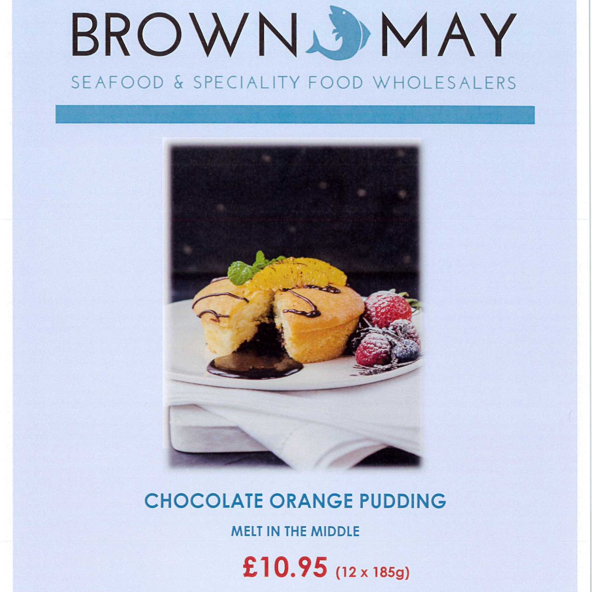<a href="/brownandmay/">Brown & May</a> -Hanmade Chocolate Orange -melt in the middle - Puddings - 12 x 185gms - £10.95 #ValentinesDay #chocolatepuddings #localproduce #buylocal #eastanglianpuddingmanufacturer #valentinesdinner #valentinesmenu