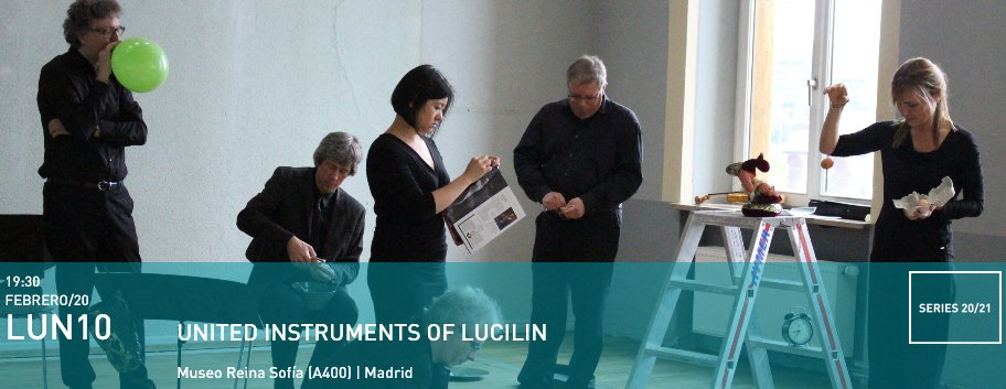 🎼🎶 Esta tarde a las 19:30 tienes la oportunidad de escuchar al conjunto musical luxemburgués <a href="/ensemblelucilin/">LUCILIN</a> en el <a href="/museoreinasofia/">Museo Reina Sofía</a>. 

🎟️ Entrada libre. 

 👉🏽 bit.ly/36YUnbR