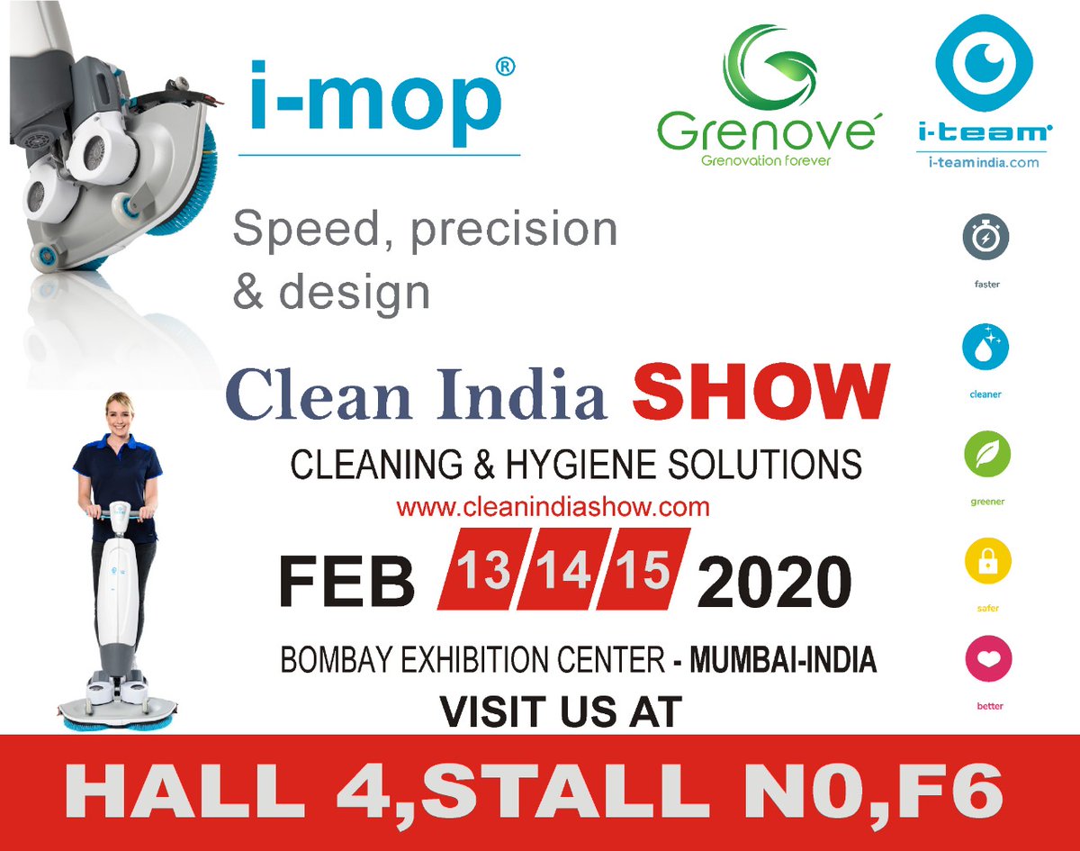 grenoveindia's tweet photo. we cordially invite you to be the part of this great day as we demonstrate the best of Cleaning equipment & Cleaning Products on the Clean India exhibition held on 13th to 15th Feb 2020 and you are invited as well.
#CleanIndia #Grenove #CleanIndiaExhibition #cleanindiashow #india https://t.co/4LWSd2r6l4