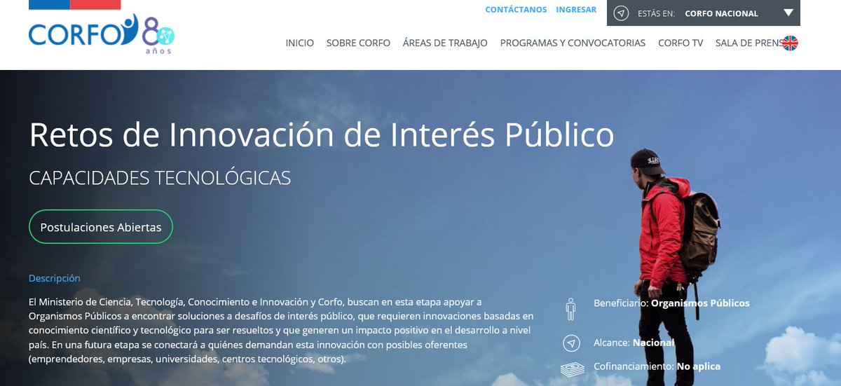CesarVillanuV's tweet photo. "Retos de Innovación de Interés Público" de @Corfo, iniciativa que busca soluciones mediante innovación de base científica para Organismos Públicos. Desde @CorfoTarapaca invitamos a los servicios públicos a postular en #tarapacá. Detalles 👉https://t.co/z2E925vMqp @Gore_Tarapaca https://t.co/3wMRrQVmt4
