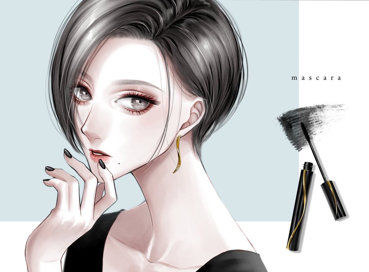 雑誌広告っぽい感じにしてみた ハンサム女子 Yunoki メッセージカード マステ発売中のイラスト 雑誌広告っぽい感じにしてみた ハンサム女子 Yunoki メッセージカード マステ発売中のイラスト