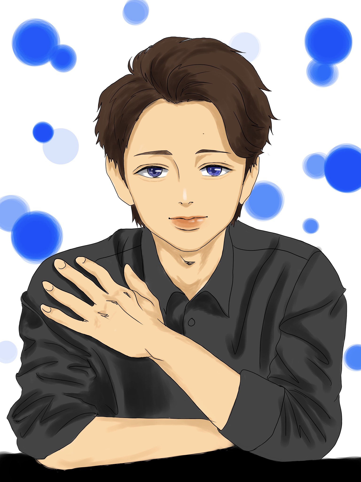 Kiki 初挑戦 大好きな大野智さんを描かせていただきましたm M 嵐 大野智 あらしっくと繋がりたい 大野くん ペンタブ デジタルイラスト イラスト好きさんと繋がりたい イラスト好きと繋がりたい 絵師さんと繋がりたい イラ拡 T Co