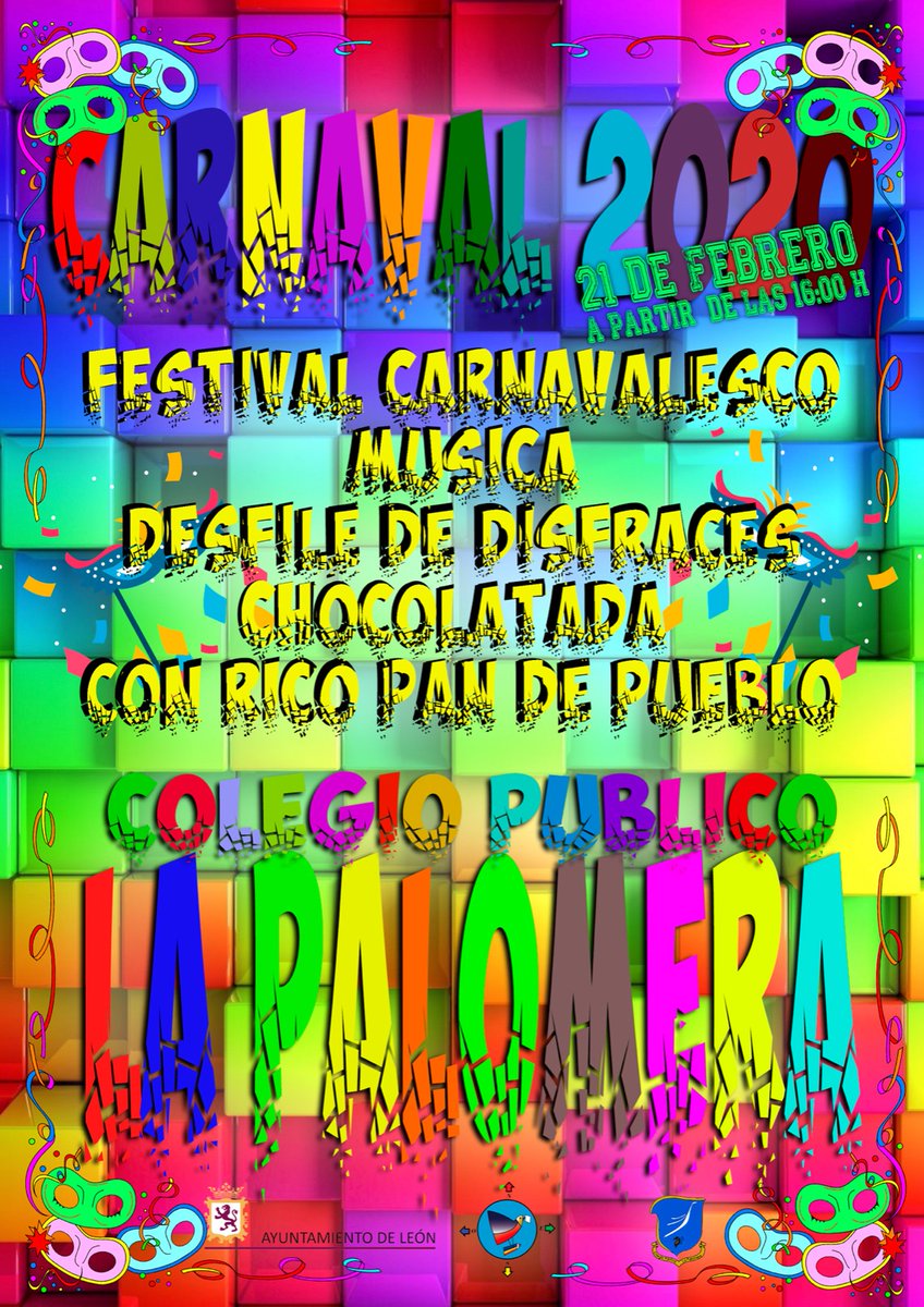 AMPAPalomera's tweet photo. ¡Se acerca el carnaval! Y estamos preparando la ¡¡fiesta!! 😝😝🎶👾👽👓🎉🎊🎈 https://t.co/6umkErYHWl